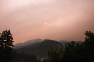 Wildfire smoke