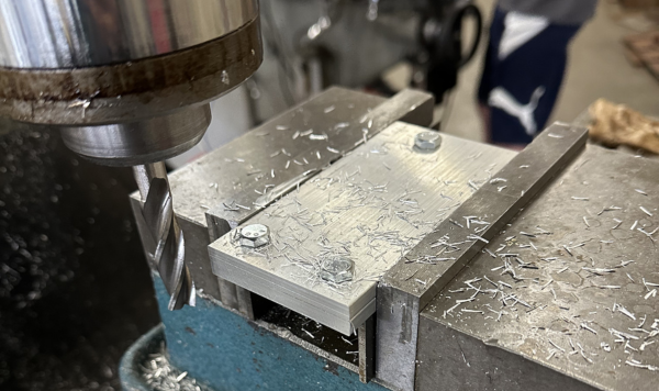 Metal in a vice grip