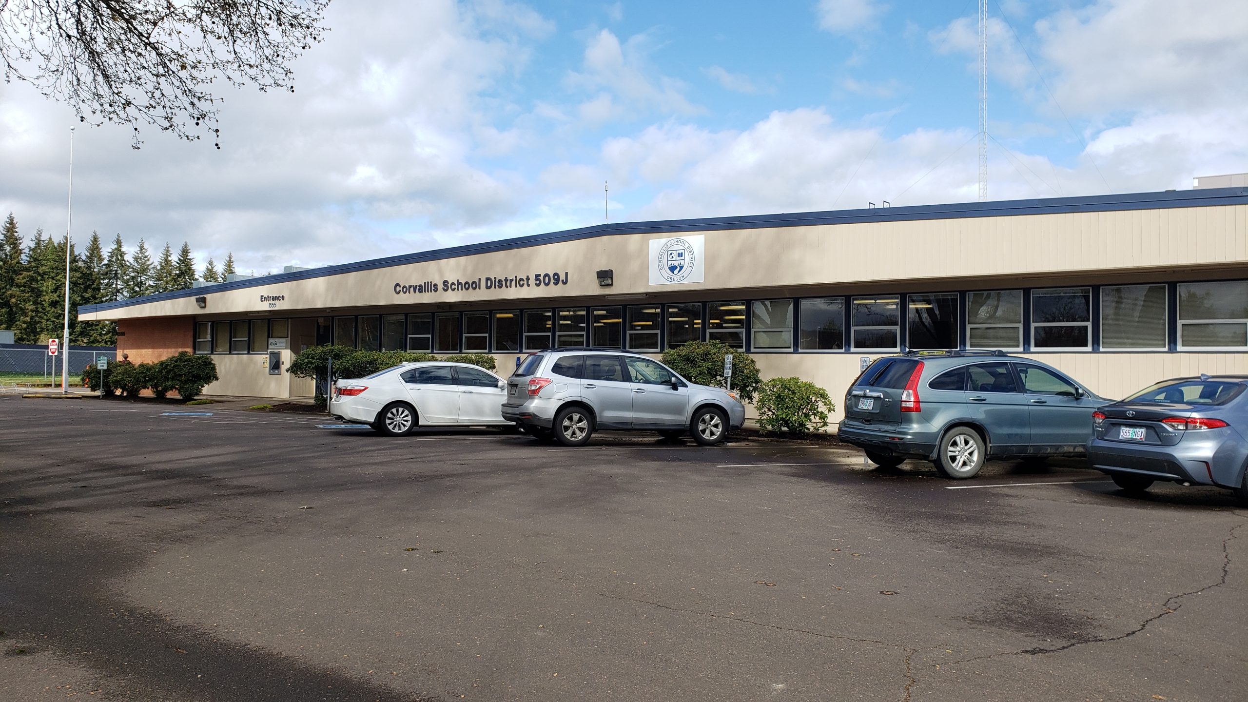 Temporary relocation of College Hill and Corvallis School District