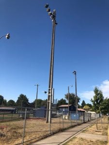 Taylor Field lights