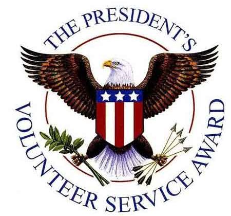 presidents volunteer service award